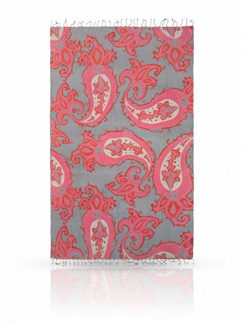 Палантин Женский S-PAISLEY/GREY.RED